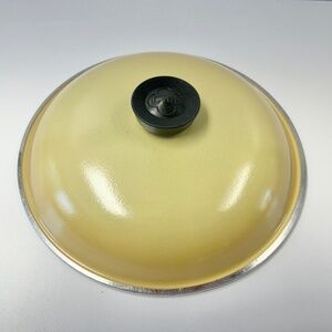 Vintage Club aluminum 10in Dutch Oven Skillet Harvest Gold Replacement Lid Only